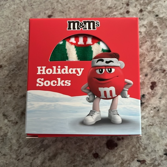 NEW M&M’s Holiday Socks - Picture 5 of 5